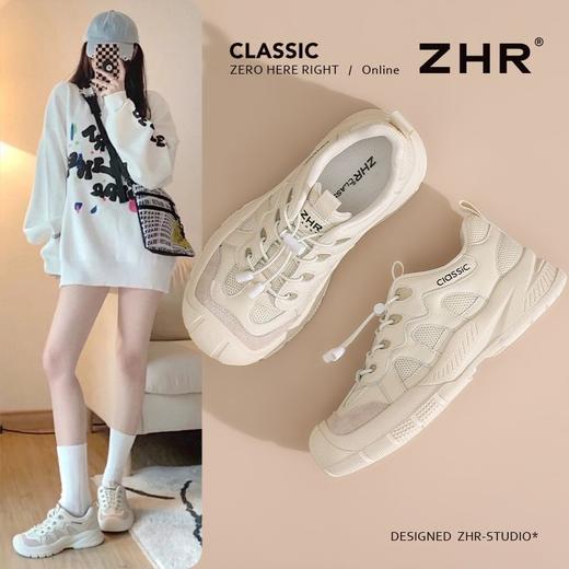 ZHR厚底户外休闲鞋女2025秋季新款透气丑萌徒步登山鞋百搭运动鞋 商品图3