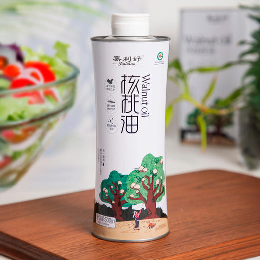 营养好油！嘉利好 有机铁核桃油/普洱茶叶籽油 营养健康 美味提鲜 商品图5