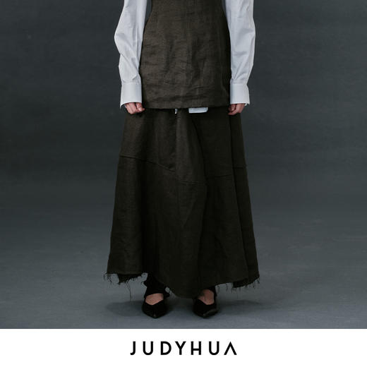 JUDYHUA 绿洲系列亚麻半身裙 商品图0