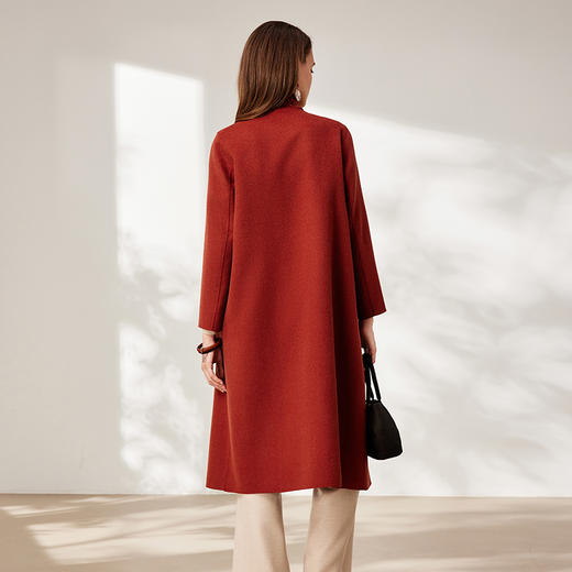 TANGY Collection天意2025冬季新品商场同款华章系列女双面穿呢大衣L254005 商品图2