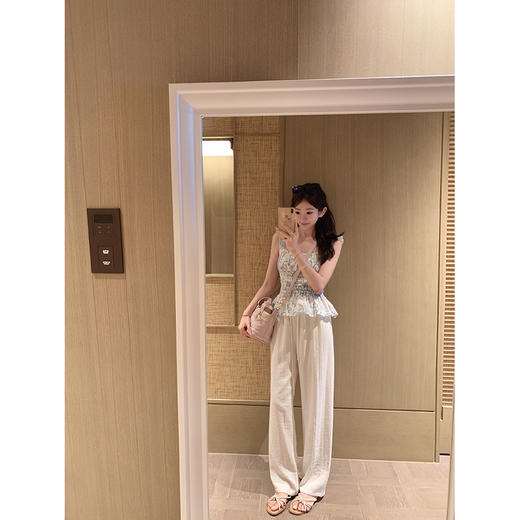 金蘑菇菇 la trouvaille夏日天丝亚麻汤汤裤  / 窄腿版型 商品图10