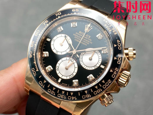 劳力士宇宙计型 BT迪通拿 玫金黑盘钻面 黑陶迪 男士腕表 丹东4131机 商品图2