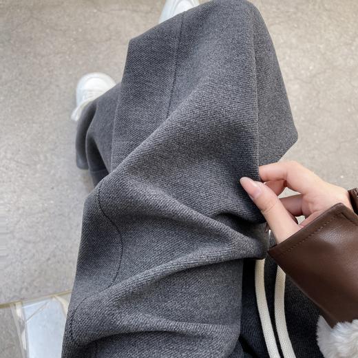 LUOQIQI冬日暖暖·豌豆裤 一体绒设计更加柔软舒适显瘦保暖 宽松裤腿轻松遮肉不挑身材 时尚百搭 商品图3
