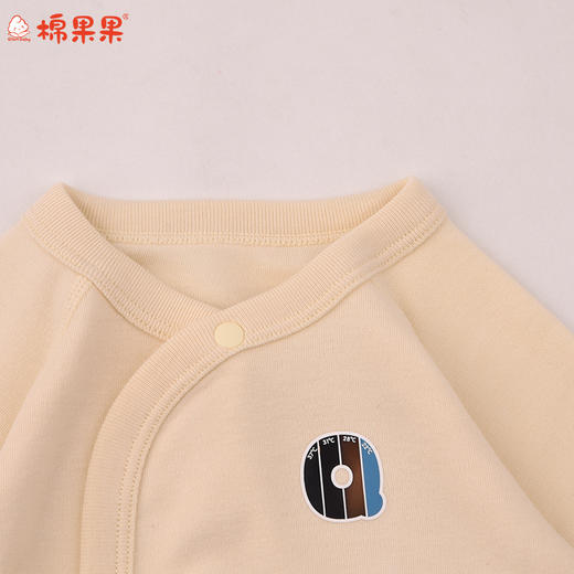 棉果果冬季新品暖姜棉柔软保暖婴儿新生儿暖姜半背衣M401110425662 商品图5