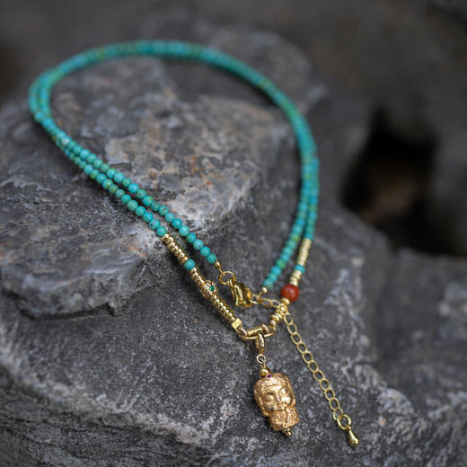 绿度母绿松石项链 | 万物叁仟 商品图5