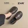 ZHR则则时尚英伦风平底乐福鞋2025秋季新款百搭舒适气质通勤皮鞋 商品缩略图8