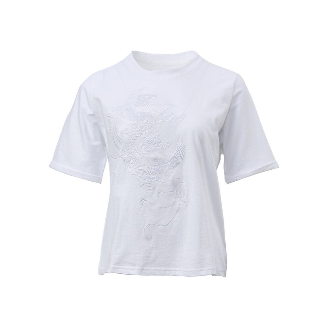 Famecoco范可儿秋款内搭中袖T恤FAD6BB103 商品图0