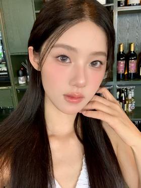 kikicon月抛美瞳 桃喜芒芒 14.5mm