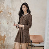奢姿大码女装2025秋季时尚花边设计圆领外套百褶半身裙两件套装9953994238AB 商品缩略图2