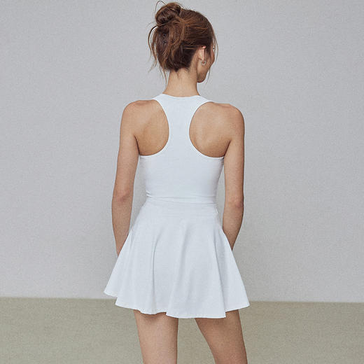 跃牌【轻匀系列】裸感防走光打底运动连衣裙女夏季新款户外跑步健身网球裙LT005 商品图1