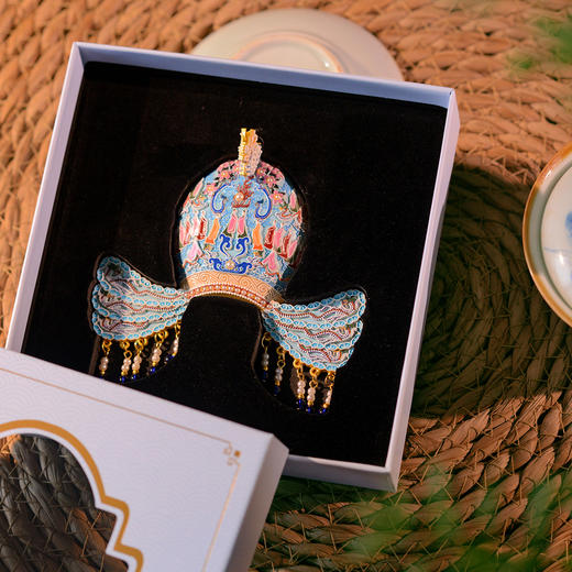 宋代皇后龙凤花钗冠金属冰箱贴，浙江人民出版社x中国丝绸博物馆联名出品。【预售10月底发货】 商品图8