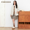 Famecoco西装外套拼接设计明线刺绣通勤风女装春秋款FAB6AW008 商品缩略图1