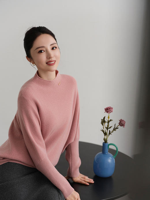 【董璇同款穿搭】羊绒世家秋冬明星款纯羊绒针织套衫纯羊绒半裙 商品图2