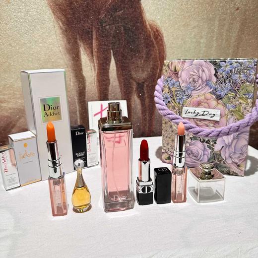 D091805香水+口红+唇膏紫色莫奈花园手拎礼盒 商品图4