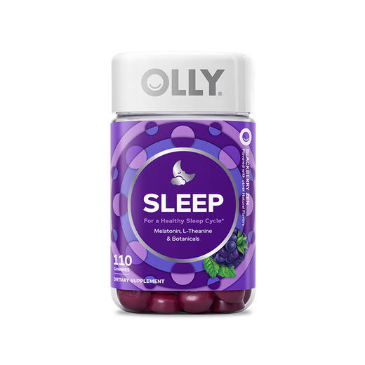 【保税】美国 奥利（OLLY）睡眠软糖 110粒/50粒 商品图0