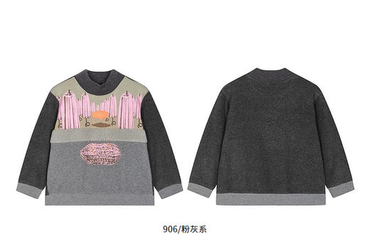 jnby   25年冬款  套头卫衣   1P0411040 商品图11