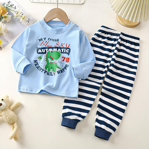 【A类纯棉❗️新款儿童保暖套装】柔软舒适，亲肤细腻，萌趣可爱！秋衣秋裤男童秋衣秋裤内穿中小童全棉秋冬 商品图10