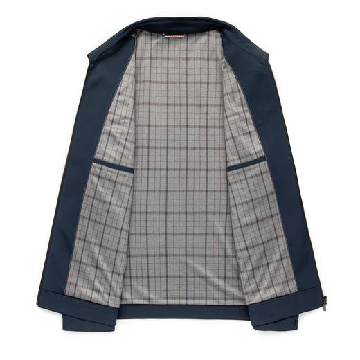 圣得西男士轻商务通勤翻领夹克2025秋季新款行政风合体易搭外套 商品图13