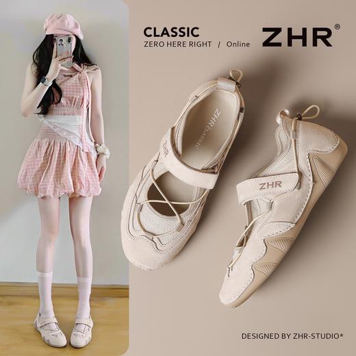 ZHR则则玛丽珍女鞋2025夏季新款软底运动鞋镂空平底单鞋休闲女鞋 商品图0