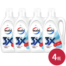 威露士抗菌有氧洗衣液薰衣草3L*4