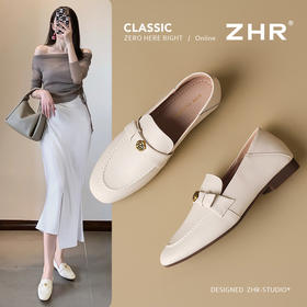 ZHR则则气质优雅中口单鞋2025新款时尚百搭休闲单鞋AH686