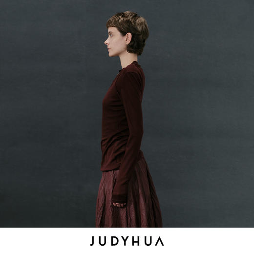 JUDYHUA 绿洲系列羊毛长袖上衣 商品图2