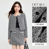 【内购】【免搭配套装】含绵羊毛优雅通勤垫肩短款毛呢外套&A字毛呢短裙-153ZA3343 商品缩略图3