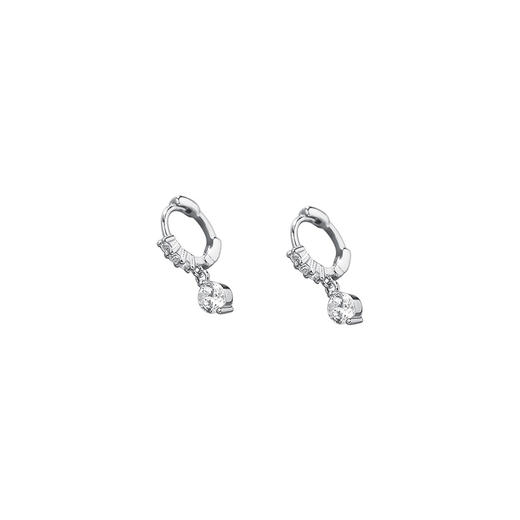 【如霜】s925纯银单钻耳扣耳饰【YXS-E2411】 商品图4