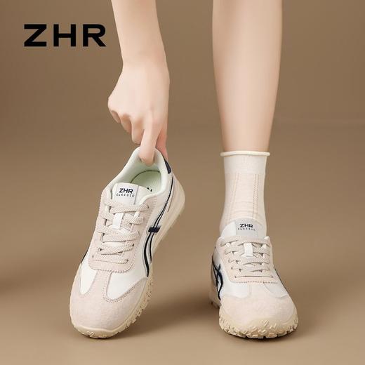 ZHR则则增高简约百搭舒适德训鞋2025秋季新款防滑运动休闲鞋 商品图7