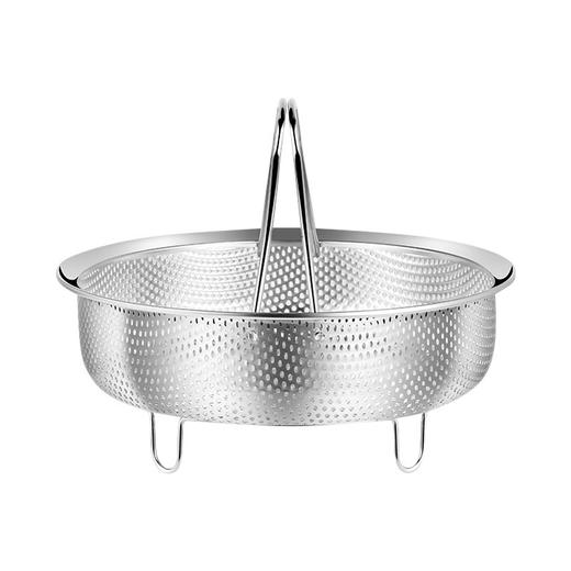 【跨境出口德国不锈钢蒸笼】304不锈钢蒸笼蒸屉电饭锅通用蒸饭神器密孔隔水米汤分离蒸格沥水 商品图4