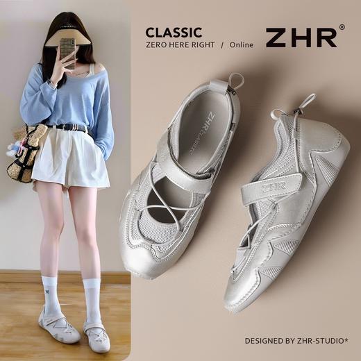ZHR则则玛丽珍女鞋2025夏季新款软底运动鞋镂空平底单鞋休闲女鞋 商品图1
