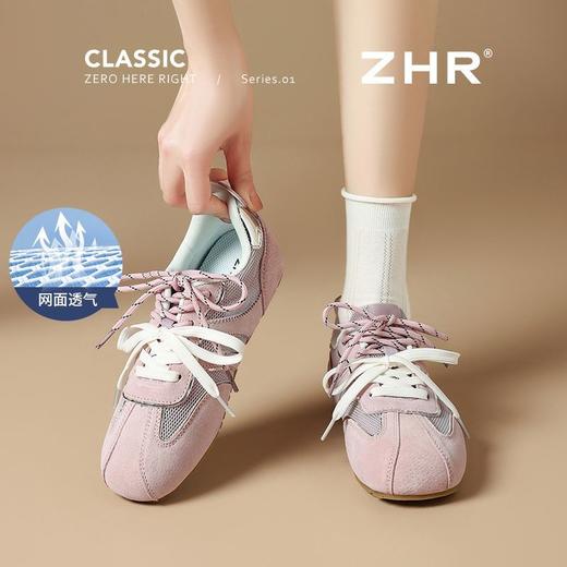ZHR则则网面透气德训鞋女超软底夏季百搭运动鞋女复古阿甘鞋女款 商品图8