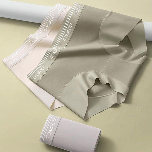 COMFOU 新疆长绒棉无痕三角裤7A全棉抑菌裆小平角内裤高弹舒适女生内裤 商品图1