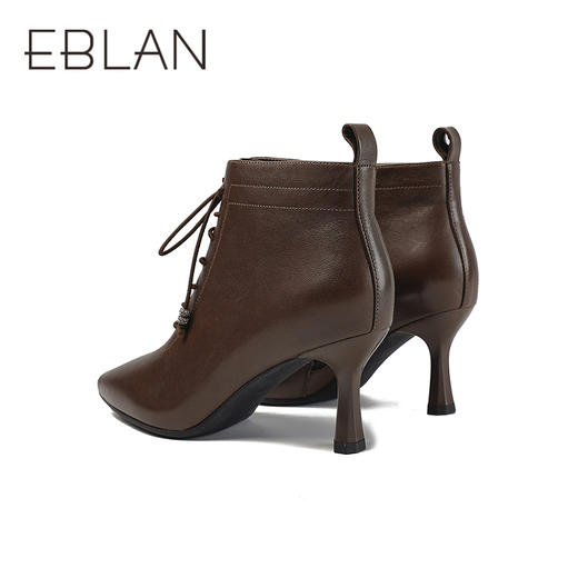 伊伴冬季细高跟踝靴女人味女靴B25525986 商品图3