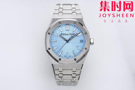 爱彼ZF皇家橡树15510系列 VIP隐藏款“冰蓝面”和“烟薰蓝面”正式上市！