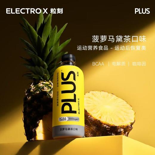 粒刻（ELECTRO X）PLUS电解质水菠萝马黛茶口味丨500mL*15瓶 商品图1
