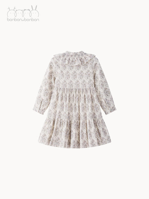 浪漫碎花鱼尾连衣裙 商品图1