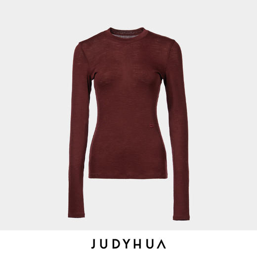 JUDYHUA 绿洲系列羊毛长袖上衣 商品图4