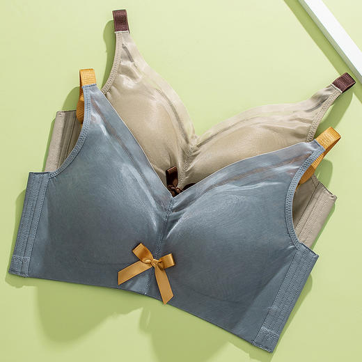香娇姿光面提拉无痕内衣大胸显小全罩杯胸罩女款2025款网红款 商品图3