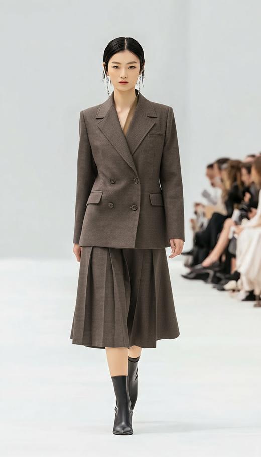 HN 可拆卸撞色拼接造型密边外套 商品图0