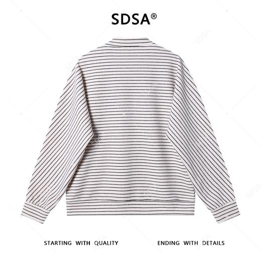 WY1107SDSA男士秋冬新款痞帅男装韩版撞色条拉链开衫卫衣百搭网红款外套 商品图5