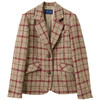 三彩独醒2025冬季新款格纹毛呢大衣西装宽松呢外套F 商品缩略图4