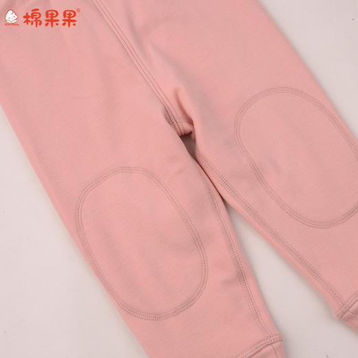 棉果果冬季新品暖姜蛋白绒保暖90-130码暖姜长裤M421200425693 商品图3