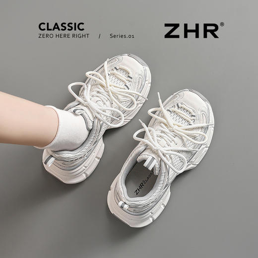 ZHR则则潮流厚底老爹鞋2025夏季新款时尚百搭休闲运动鞋CX113 商品图0