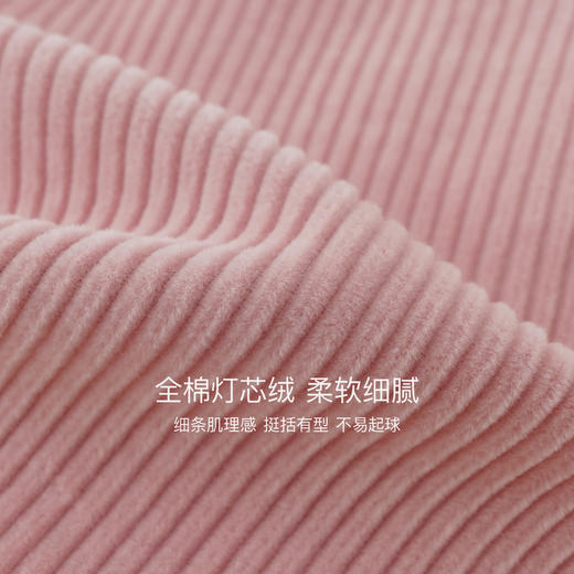 马克珍妮女童纯棉灯芯绒夹棉萝卜裤2025年冬装新款551801 商品图3