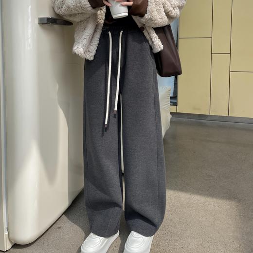 LUOQIQI冬日暖暖·豌豆裤 一体绒设计更加柔软舒适显瘦保暖 宽松裤腿轻松遮肉不挑身材 时尚百搭 商品图14