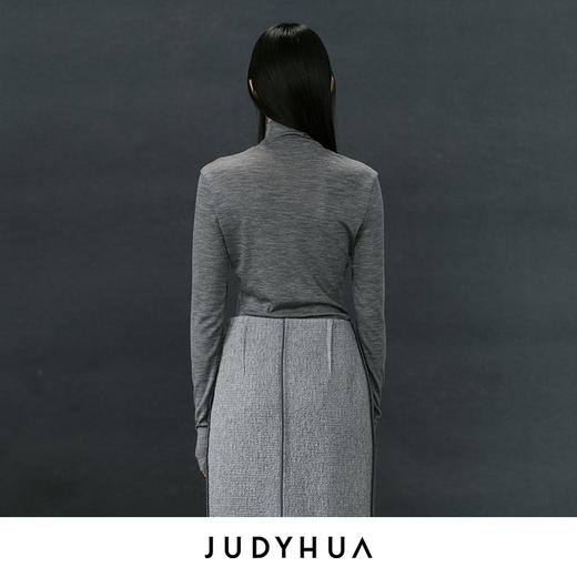 JUDYHUA 绿洲系列高领羊毛上衣 商品图2