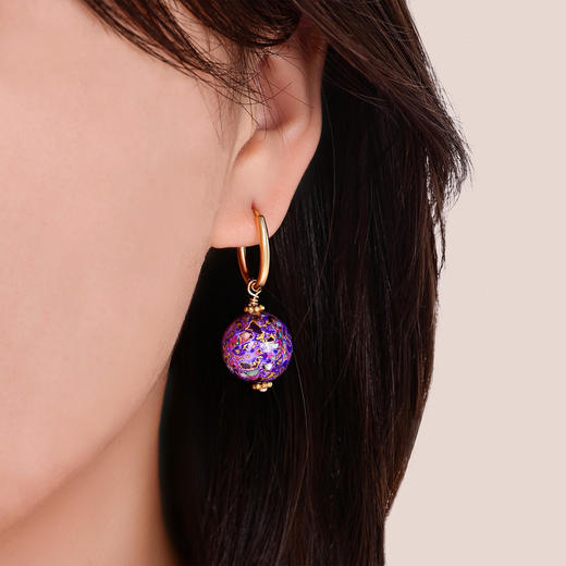 贺福安·非遗大漆系列饰品 ｜ 独一无二的东方美，温婉大气，久戴更有光 商品图4