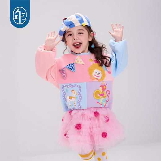 年衣童装女童卫衣25秋冬新款儿童长袖上衣打底衫戏境巡游卫衣 商品图0