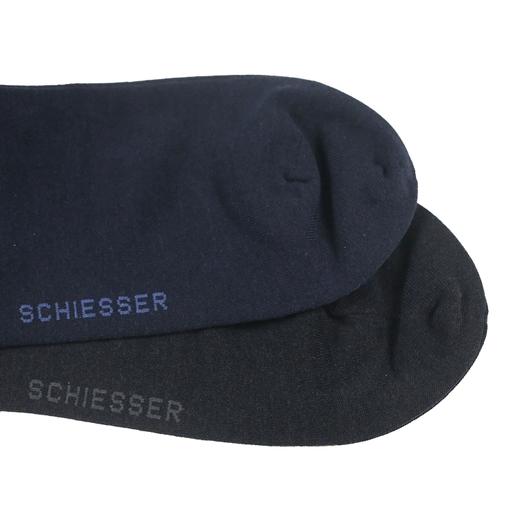 【抗菌除臭中筒袜】德国舒雅 男士夏款抗菌除臭弹力商务中筒袜35-20008K薄 商品图3